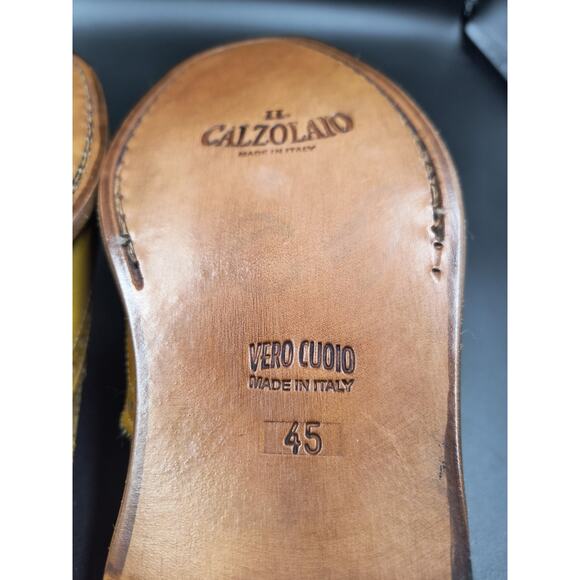 Men\'s Italian Leather Il Calzolaio Wing Tip Dress Shoes - Vero Cuoio - size 45 main image 10
